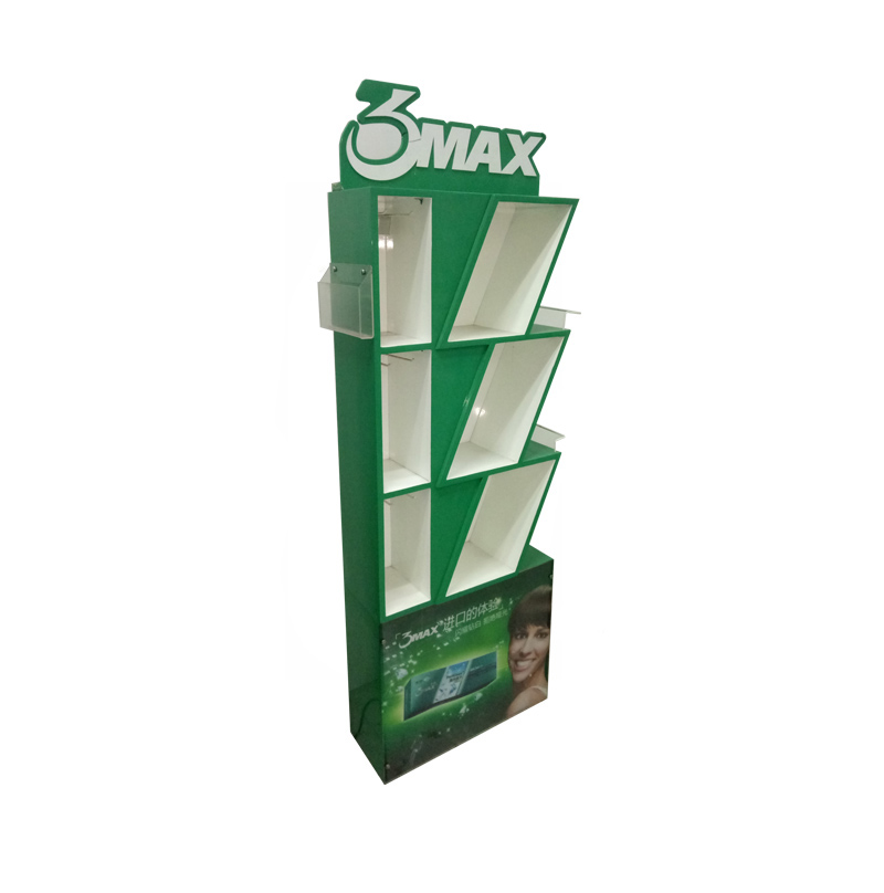 Retail store wood display for green