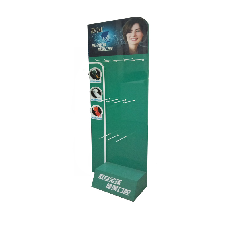 Wooden Pharmacy Display Rack With Hook