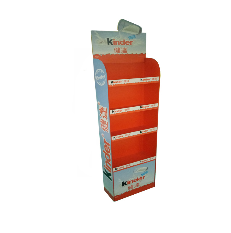 4 tiers wood display rack stand