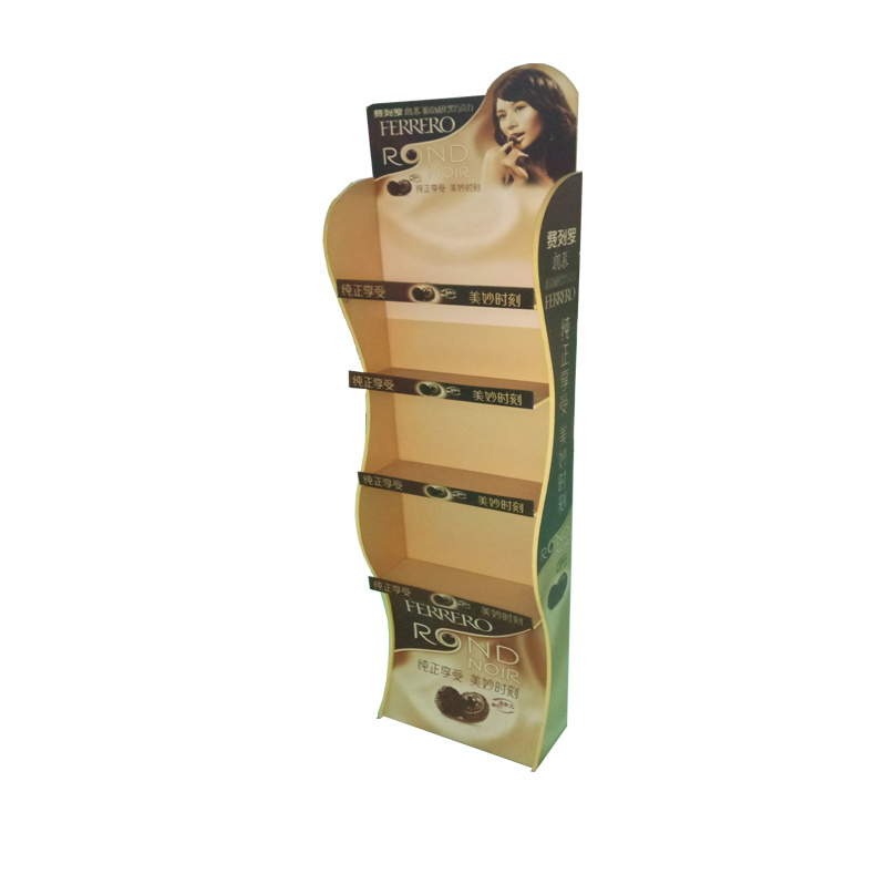 Plywood display stand shelf rack