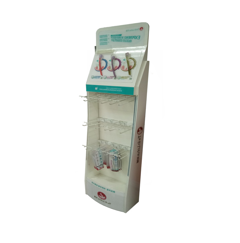 Retail Floor Wooden Display Stand