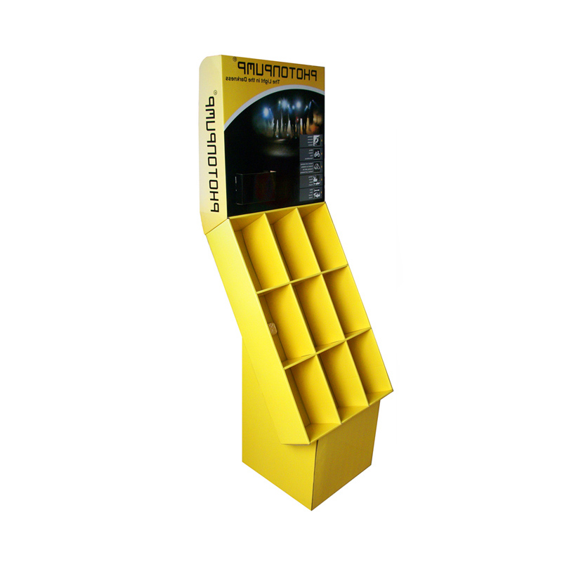Corrugated paper Display Rack For Milk