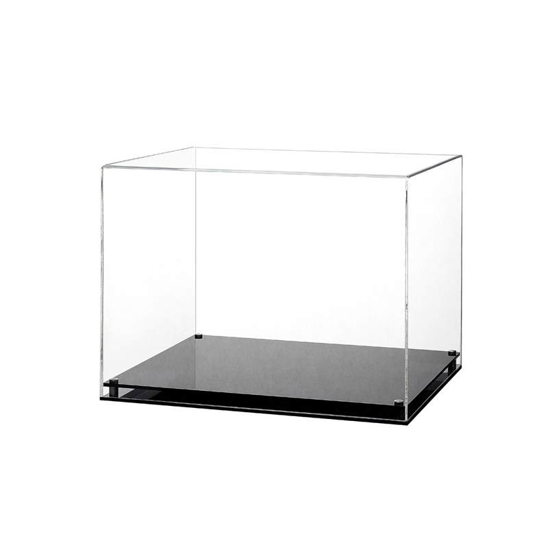 Transparent acrylic supermarket display rack box