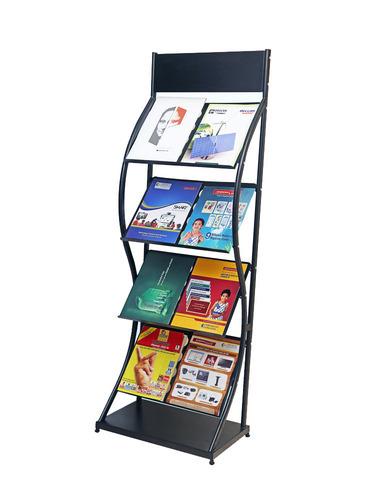 magazine display floor stand racks
