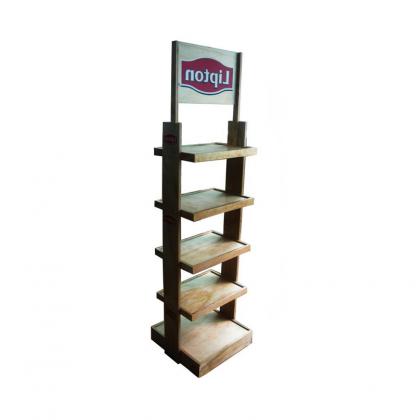 Wood Display Shelf Rack for sale