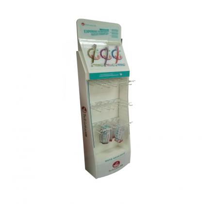 Wood display shelves for toothbrush